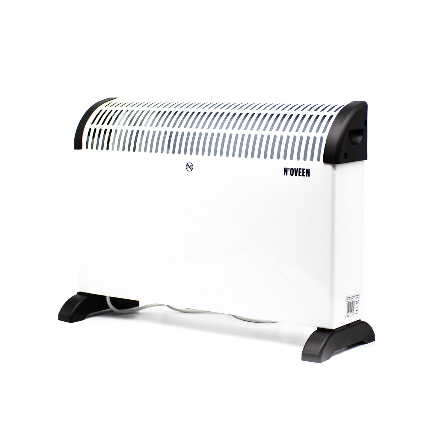 2000W premiumkonvektor - elvärme Elektrisk konvektor med 2000 watt vridkontroll
