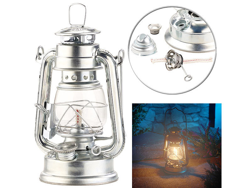 Galvaniserad fotogenlampa/orkanlykta