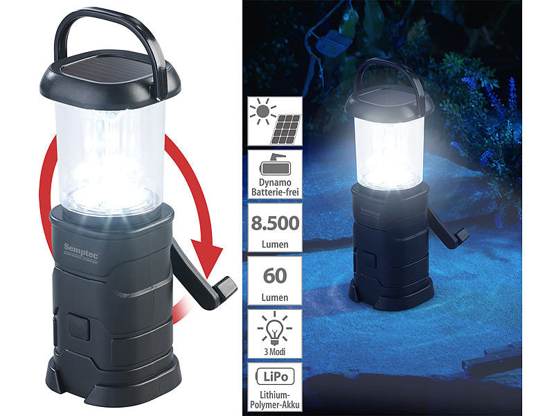 LED-lykta/vevlampa 60 lumen