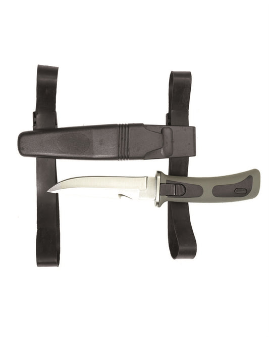 Dykarkniv "Frogman" Svart