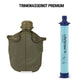 Emergency Backpack Premium Extended (dubbel matranson) - Komplett överlevnadssats med solradio