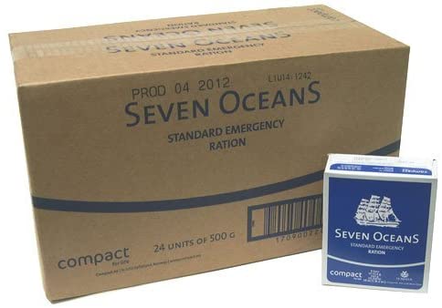 Emergency Food Seven Oceans liknande BP-ER BPER Survival Food Pack 24 x 500 g