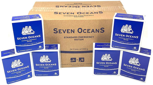 Emergency Food Seven Oceans liknande BP-ER BPER Survival Food Pack 24 x 500 g