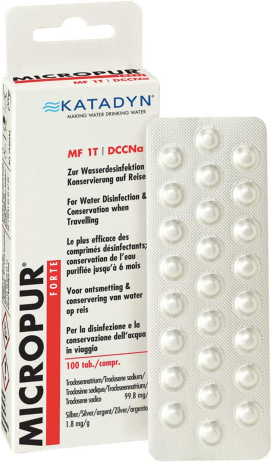Vattendesinfektionstabletter - 100 tabletter