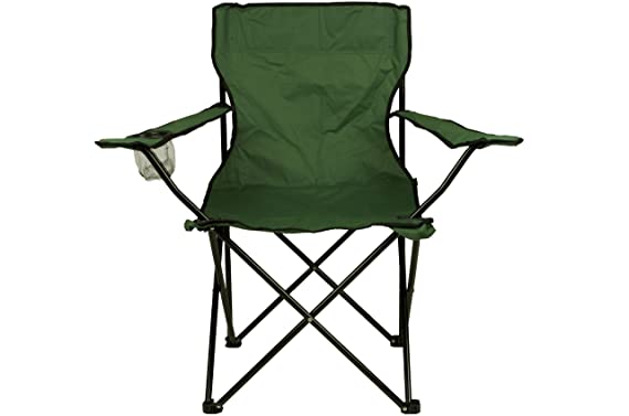 Nexos set om 2 fiskestol fiskestol hopfällbar stol campingstol hopfällbar stol med armstöd och mugghållare praktisk, robust, ljus mörkgrön