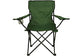 Nexos set om 2 fiskestol fiskestol hopfällbar stol campingstol hopfällbar stol med armstöd och mugghållare praktisk, robust, ljus mörkgrön