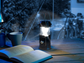 3 i 1-ljus - nödljus - sol-/LED-lampa - 80 lumen - campinglykta - nödströmkälla - lampa med powerbank-funktion - nödutrustning - nödladdare