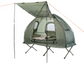 4 i 1 tält inklusive tältsäng, vintersovsäck, madrass och solskydd - nödutrustning - nödtält - camping/campingutrustning