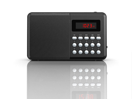 Radio/nödradio - antennradio - Bluetooth-funktion - högtalarbox - musikdosa - nödradio - nödmottagning - MP3-spelare - USB, microSD - batteri - antenn - miniradio - campingradio/campingbox