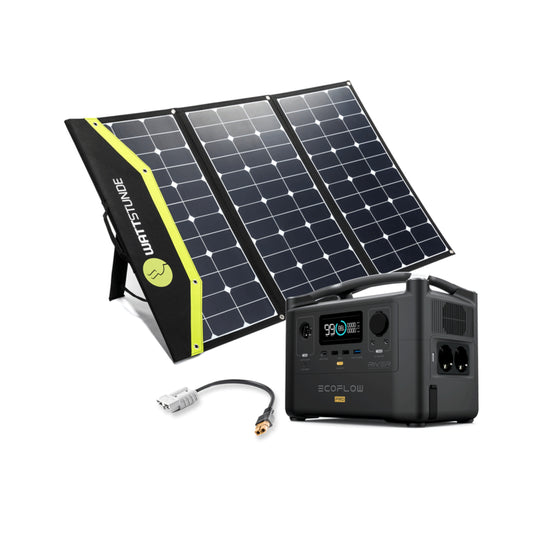 Premium Solar Station 200W med strömlagring/kraftverk