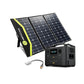 Premium Solar Station 200W med strömlagring/kraftverk
