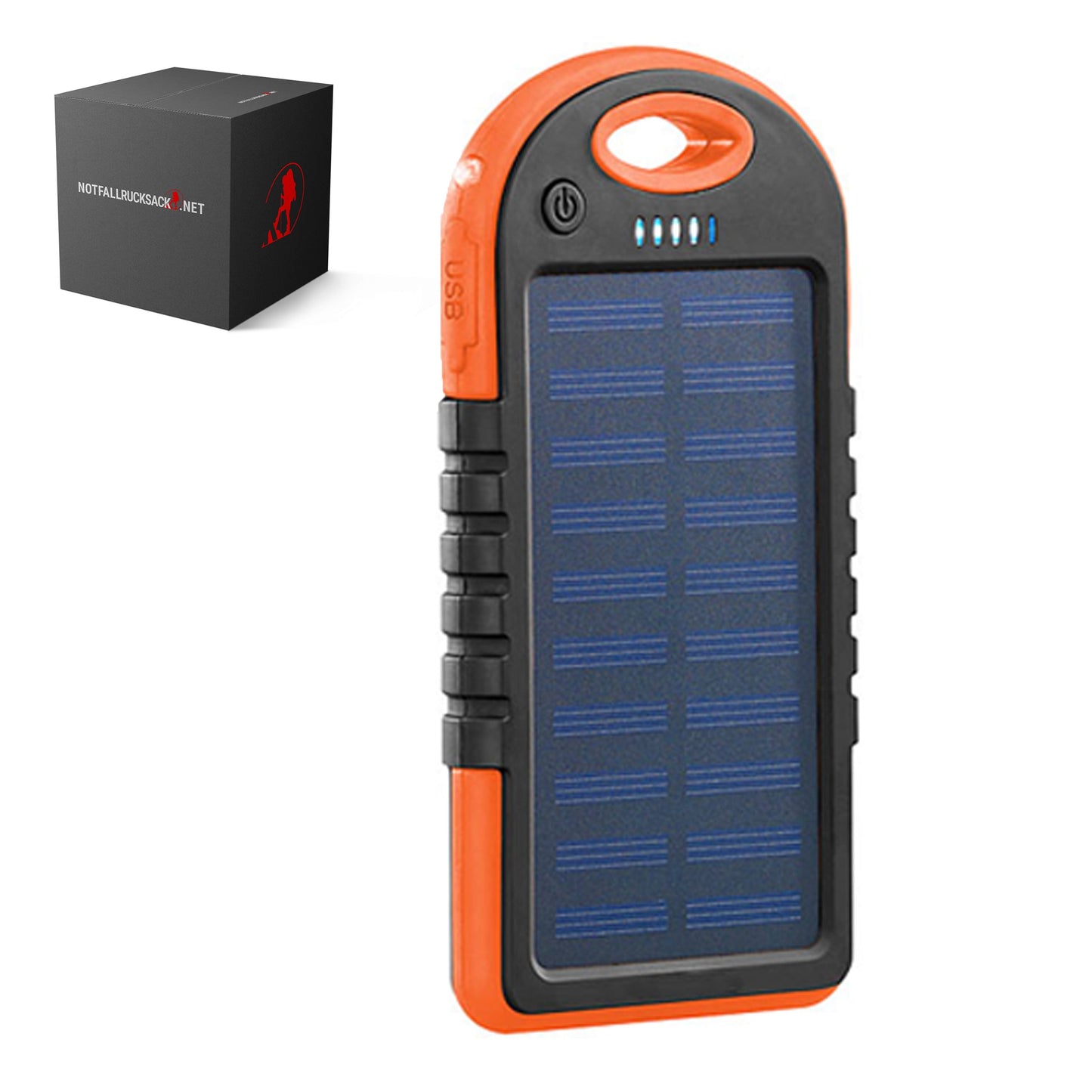 Solar Powerbank Premium (B-Ware) - ladda dina enheter överallt - testvinnare